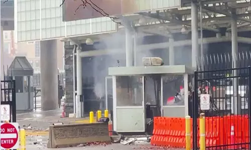 US Canada border crossing explosion