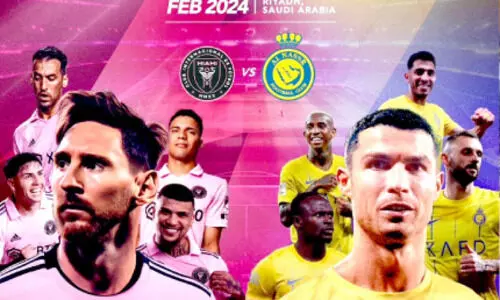 മെ​സ്സി-​റൊ​ണാ​ൾ​ഡോ മ​ത്സ​ര​ത്തി​ന് റി​യാ​ദി​ൽ വേ​ദി​യൊ​രു​ങ്ങും