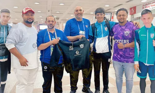 ൈഫ്ല​റ്റേ​ഴ്സ് എ​ഫ്‌.​സി വി​ന്റ​ർ കി​റ്റ് ഉ​ദ്ഘാ​ട​നം സു​നി​ൽ ഛേത്രി ​നി​ർ​വ​ഹി​ച്ചു