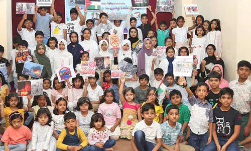 ബാ​ല​സം​ഗ​മ​വും ഫ​ല​സ്തീ​ൻ ഐ​ക്യ​ദാ​ർ​ഢ്യ​വും