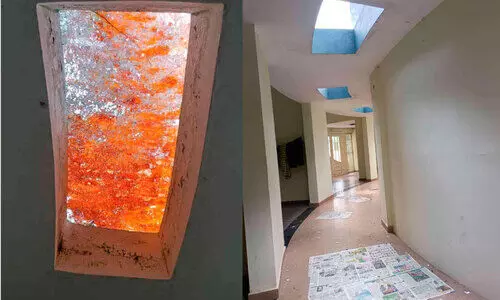 വിജിലൻസ് അന്വേഷണം ആരംഭിച്ചതിന് പിന്നാലെ എൻട്രൻസ് പ്ലാസയുടെ അപാകത പരിഹരിക്കുന്നു