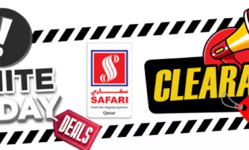 സ​ഫാ​രി​യി​ല്‍ വൈ​റ്റ് ഫ്രൈ​ഡേ, ക്ലി​യ​റ​ന്‍സ് പ്രൈ​സ് പ്ര​മോ​ഷ​ന് തു​ട​ക്കം