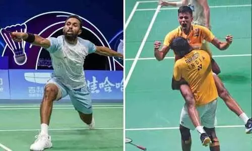 ചൈന മാസ്റ്റേഴ്സ്: എ​ച്ച്.​എ​സ്. പ്ര​ണോ​യ് ക്വാർട്ടറിൽ;   മുന്നേറ്റം തുടർന്ന് സാത്വിക് -ചിരാഗ് സഖ്യവും