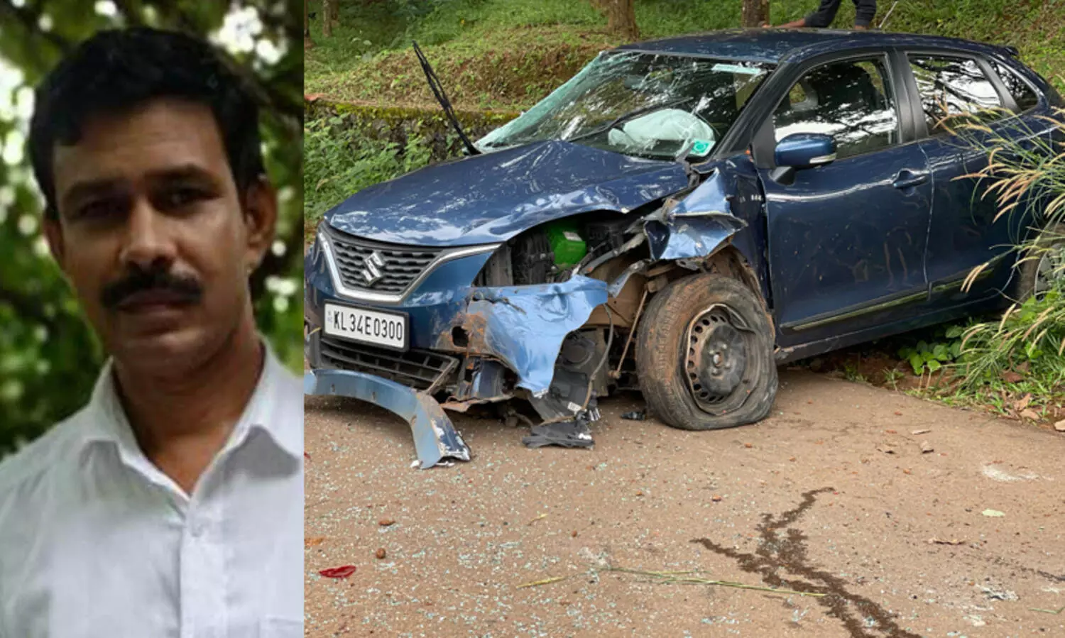 കാർ സ്കൂട്ടറിൽ ഇടിച്ചു മറിഞ്ഞ് ഡ്രൈവർ മരിച്ചു