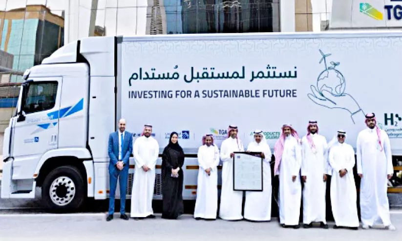 Hydrogen truck launched in Saudi Arabia for testing purposes