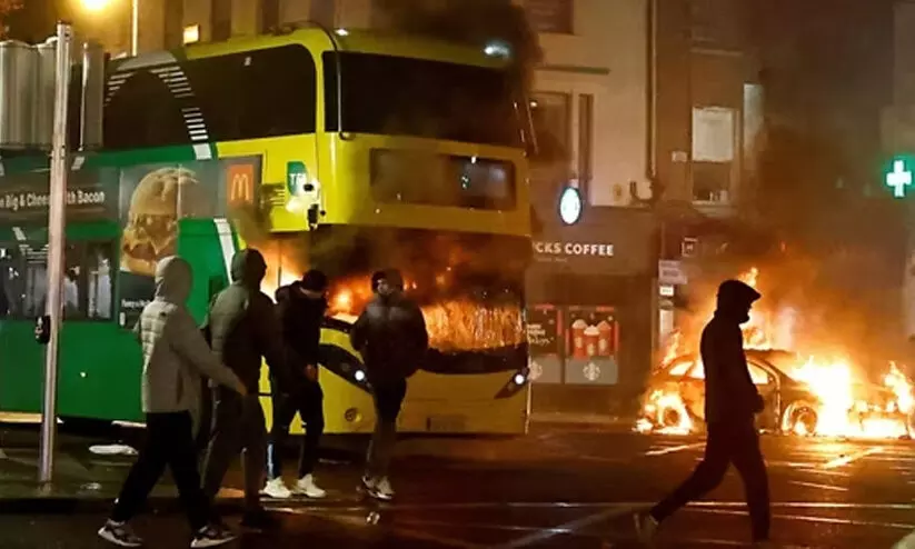 Ireland Dublin Riot