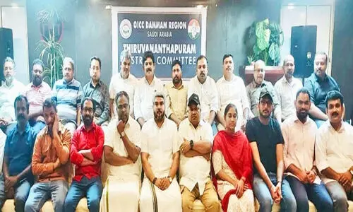 ദ​മ്മാം ഒ.​ഐ.​സി.​സി തി​രു​വ​ന​ന്ത​പു​രം ജി​ല്ല ക​മ്മി​റ്റി​ക്ക്​ പു​തി​യ നേ​തൃ​ത്വം