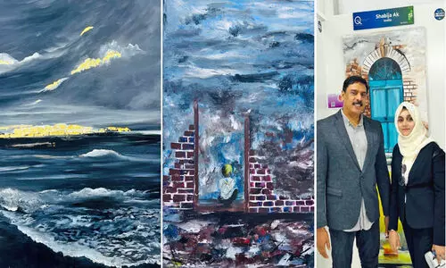 ഖ​ത്ത​ർ അ​ന്താ​രാ​ഷ്​​ട്ര ക​ലാ​മേ​ള​യി​ൽ മ​ല​യാ​ളി ചി​ത്ര​കാ​രി​യും