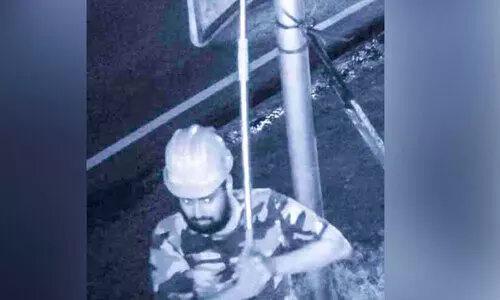 എ.ഐ കാമറ കേബിളുകൾ നശിപ്പിച്ച ദൃശ്യങ്ങൾ പൊലീസ് പുറത്തുവിട്ടു