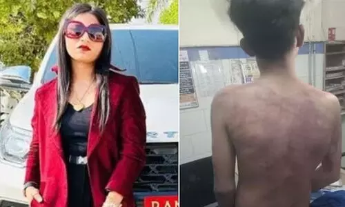 ശമ്പള കുടിശ്ശിക ചോദിച്ച ദലിത്‍ യുവാവിന് മർദനം, ചെരിപ്പ് വായിലിടാൻ നിർബന്ധിച്ചു; കമ്പനി ഉടമയായ യുവതിക്കെതിരെ കേസ്