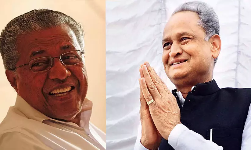 കേരളത്തിലെ സി.പി.എമ്മിനെ പുകഴ്ത്തി ഗെഹ്ലോട്ട്: ​നല്ല ഭരണം കാഴ്ചവെച്ചത് കൊണ്ടാണ് തുടർഭരണം ലഭിച്ചത്