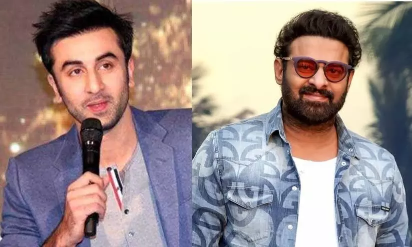 Prabhas, Ranbir Kapoor to share screen space for first time? Prabhas, Ranbir Kapoor to share screen space for first time?