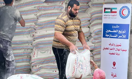 ഗ​സ്സ​യുടെ വി​ശ​പ്പ​ക​റ്റി കു​വൈ​ത്തി​ന്റെ ചേ​ർ​ത്തു​പി​ടി​ക്ക​ൽ