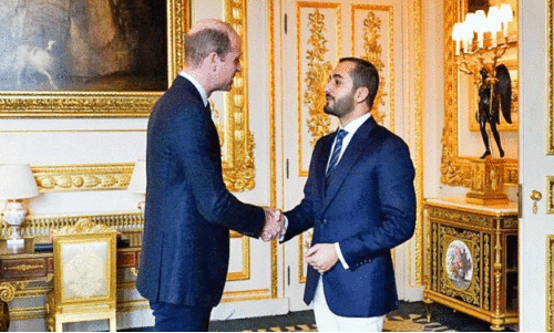 വി​ല്യം രാ​ജ​കു​മാ​ര​നു​മാ​യി സ​യ്യി​ദ് ദീ ​യ​സീ​ൻ കൂ​ടി​ക്കാ​ഴ്ച ന​ട​ത്തി