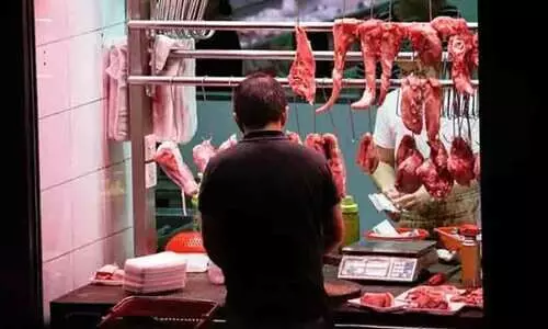 യു.പിയിൽ ഇന്ന് ‘നോ നോൺ വെജ് ഡേ’; മാംസ വ്യാപാര കടകളും അറവുശാലകളും തുറന്നില്ല