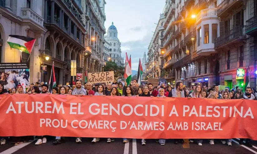 ഇസ്രായേൽ ബന്ധം മുറിച്ച് ബാഴ്സലോണ ഇസ്രായേൽ ബന്ധം മുറിച്ച് ബാഴ്സലോണ