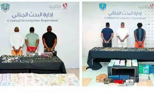 വീ​ടു​ക​ളി​ൽ മോ​ഷ​ണം; ആ​റം​ഗ സം​ഘം പി​ടി​യി​ൽ