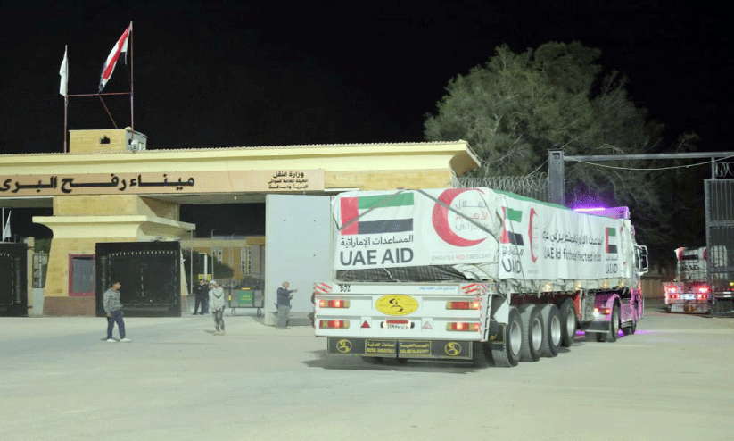 യു.എ.ഇയിൽനിന്ന് 247 ടൺ ഭക്ഷ്യവസ്തുക്കൾ ഗസ്സയിൽ യു.എ.ഇയിൽനിന്ന് 247 ടൺ ഭക്ഷ്യവസ്തുക്കൾ ഗസ്സയിൽ