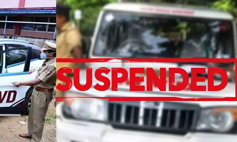 കാട്ടാക്കട  മോട്ടോർ വെഹിക്കിൾ ഇൻസ്പെക്ടർ വി.വി വിനോദിനെ സസ്പെന്റ് ചെയ്തു