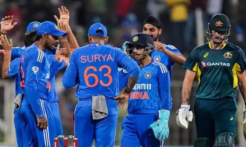 ഓസീസിനെതിരെ രണ്ടാം ട്വന്റി20 ജയം; ഇന്ത്യ പാകിസ്താന്റെ ലോക റെക്കോഡിനൊപ്പം ഓസീസിനെതിരെ രണ്ടാം ട്വന്റി20 ജയം; ഇന്ത്യ പാകിസ്താന്റെ ലോക റെക്കോഡിനൊപ്പം