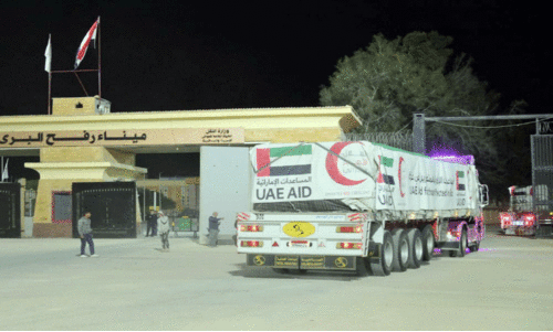 യു.എ.ഇയിൽനിന്ന് 247 ടൺ ഭക്ഷ്യവസ്തുക്കൾ ഗസ്സയിൽ യു.എ.ഇയിൽനിന്ന് 247 ടൺ ഭക്ഷ്യവസ്തുക്കൾ ഗസ്സയിൽ