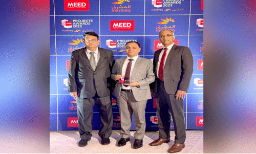 കി​ങ് ഹ​മ​ദ് അ​മേ​രി​ക്ക​ൻ മി​ഷ​ൻ ഹോ​സ്പി​റ്റ​ലി​ന് മി​ക​ച്ച ഹോ​സ്പി​റ്റ​ൽ പ്രോ​ജ​ക്ടി​നു​ള്ള അ​വാ​ർ​ഡ്