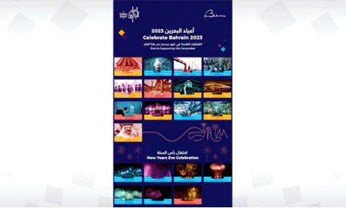 സെ​ലി​ബ്രേ​റ്റ് ബ​ഹ്‌​റൈ​ൻ: ദേ​ശീ​യ​ദി​ന​ത്തോ​ട​നു​ബ​ന്ധി​ച്ച് സം​ഗീ​ത,സാം​സ്കാ​രി​ക പ​രി​പാ​ടി​ക​ൾ