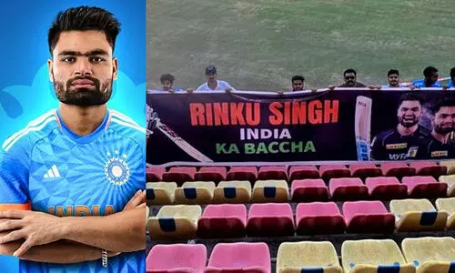 കാര്യവട്ടത്തെ കൈയിലെടുത്ത് റിങ്കു സിങ്; ചിത്രങ്ങൾ പങ്കുവെച്ച് കൊൽക്കത്ത നൈറ്റ് ​റൈഡേഴ്സ്