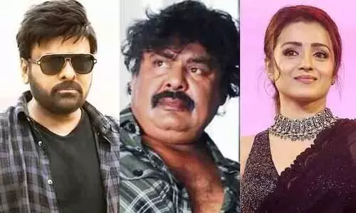 Chiranjeevi, Mansoor Ali Khan  and Trisha