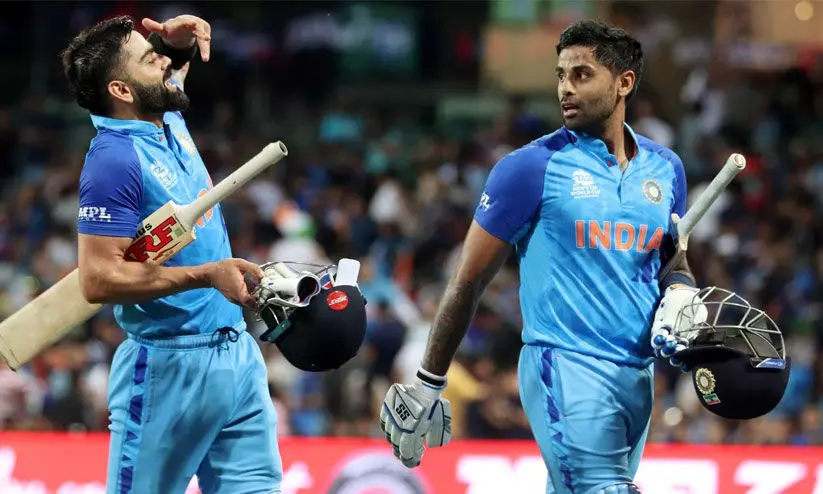 60 റൺസകലെ സൂര്യകുമാറിനെ കാത്ത് കോഹ്ലിയുടെ റെക്കോഡ് 60 റൺസകലെ സൂര്യകുമാറിനെ കാത്ത് കോഹ്ലിയുടെ റെക്കോഡ്