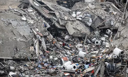 തരിപ്പണമായി വടക്കൻ ഗസ്സ; 46,000 കെട്ടിടങ്ങൾ പൂർണമായും തകർന്നു