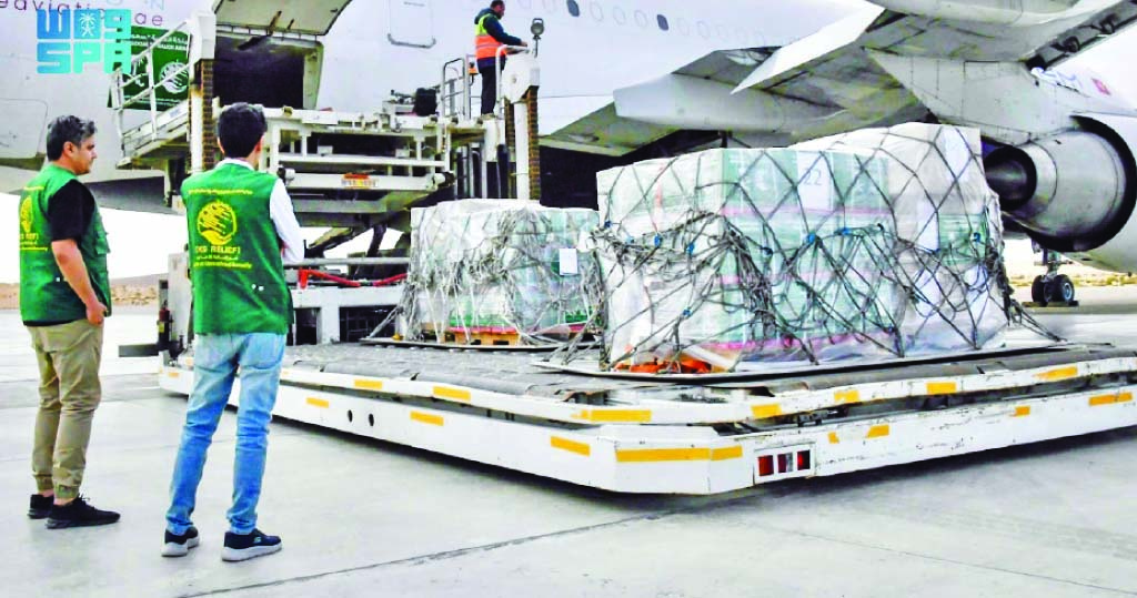 ഗ​സ്സ​യി​ലേ​ക്ക്​ സ​ഹാ​യം: സൗ​ദി​യു​ടെ 22ാമ​ത്തെ വി​മാ​ന​വും ഈ​ജി​പ്തി​ലെ​ത്തി