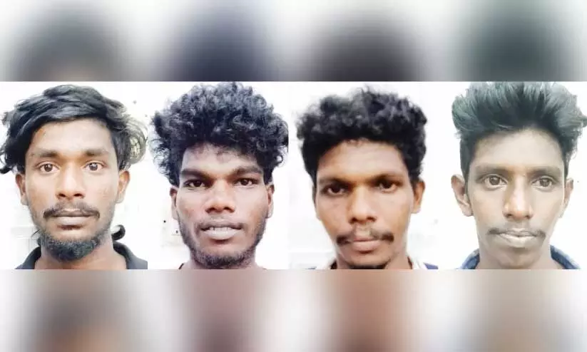 ഷി​ന്റോ, ഷാ​ലു, ര​തീ​ഷ്, സു​ധീ​ഷ്