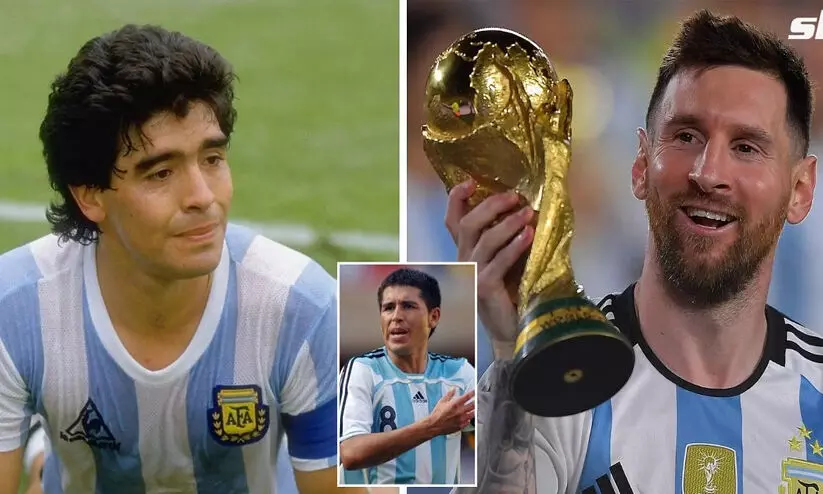 മെസ്സിയോ മറഡോണയോ... ആരാണ് ഗോട്ട് ..‍?; റിക്വൽമി പറയുന്നതിങ്ങനെ..!