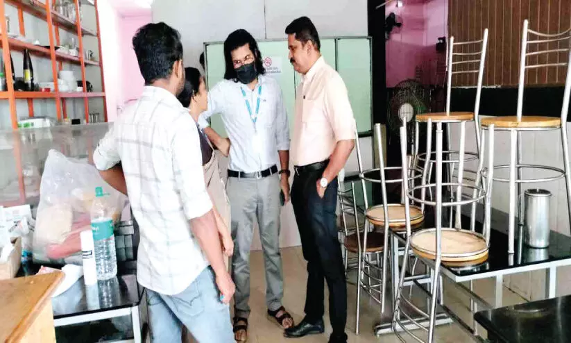 Authorities at Cara Machans Hotel following food poisoning complaint Authorities at Cara Machans Hotel following food poisoning complaint