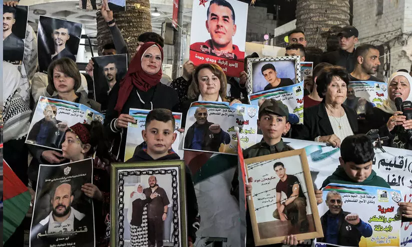 ഓരോ ഫലസ്തീനിയെ വിട്ടയക്കുമ്പോഴും ഇസ്രായേൽ മറ്റൊരാളെ തടവിലാക്കുന്നു; അന്താരാഷ്ട്ര മര്യാദകൾക്ക് പുല്ലുവില