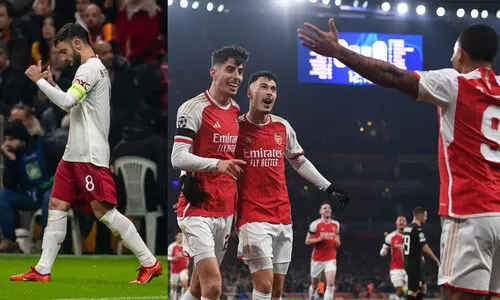 ചാമ്പ്യൻസ് ലീഗിൽ ഗോൾ മഴ തീർത്ത് ആഴ്സണൽ; വീണ്ടും കളഞ്ഞുകുളിച്ച് മാഞ്ചസ്റ്റർ യുണൈറ്റഡ് പുറത്തേക്ക്