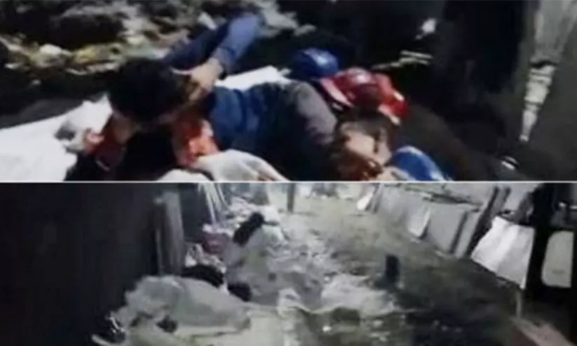 Silkyara tunnel surfaces Video Silkyara tunnel surfaces Video