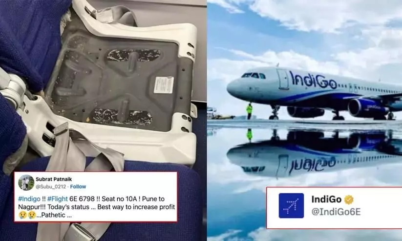 വിമാനത്തിൽ കയറിയ യാത്രക്കാരൻ സീറ്റ്​ കണ്ട്​ ഞെട്ടി; ചി​ത്രങ്ങൾ വൈറൽ