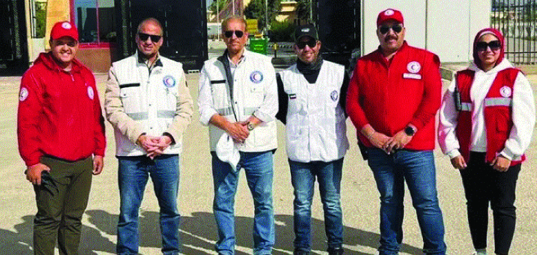 കെ.​ആ​ർ.​സി.​എ​സ് പ്ര​തി​നി​ധി സം​ഘം റ​ഫ ക്രോ​സി​ങ് സ​ന്ദ​ർ​ശി​ച്ചു