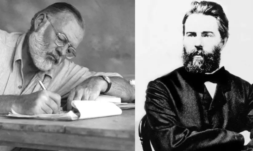 ഏണസ്റ്റ് ഹെമിങ് വെ, ഹെർമൻ മെൽവിൽ ഏണസ്റ്റ് ഹെമിങ് വെ, ഹെർമൻ മെൽവിൽ