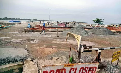 ബേ​പ്പൂ​രി​ൽ അ​ന്താ​രാ​ഷ്ട്ര ജ​ല​മേ​ള; ഒ​രു​ക്കം ത​കൃ​തി​യി​ൽ