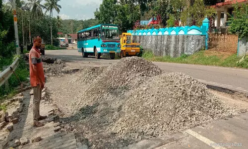അപകട ഭീഷണിയായ ഭാഗം ഗതാഗതയോഗ്യമാക്കി