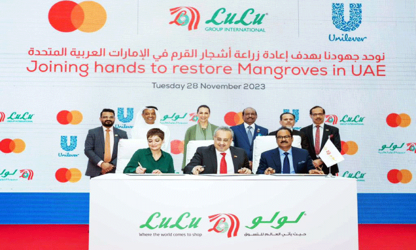 ക​ണ്ട​ൽ​ക്കാ​ടു​ക​ളു​ടെ പു​ന​രു​ദ്ധാ​ര​ണം; ലു​ലു, മാ​സ്റ്റ​ർ​കാ​ർ​ഡ്, യൂ​നി​ലി​വ​ർ ധാ​ര​ണ