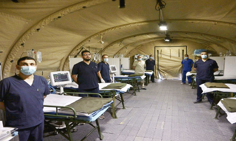 ഗ​സ്സ​യി​ൽ ആ​രം​ഭി​ച്ച ഫീ​ൽ​ഡ്​ ആ​ശു​പ​ത്രി