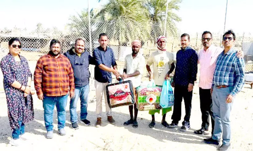 OICC Kottayam District Committee Cold Protection for Shepherds Goods are distributed OICC Kottayam District Committee Cold Protection for Shepherds Goods are distributed