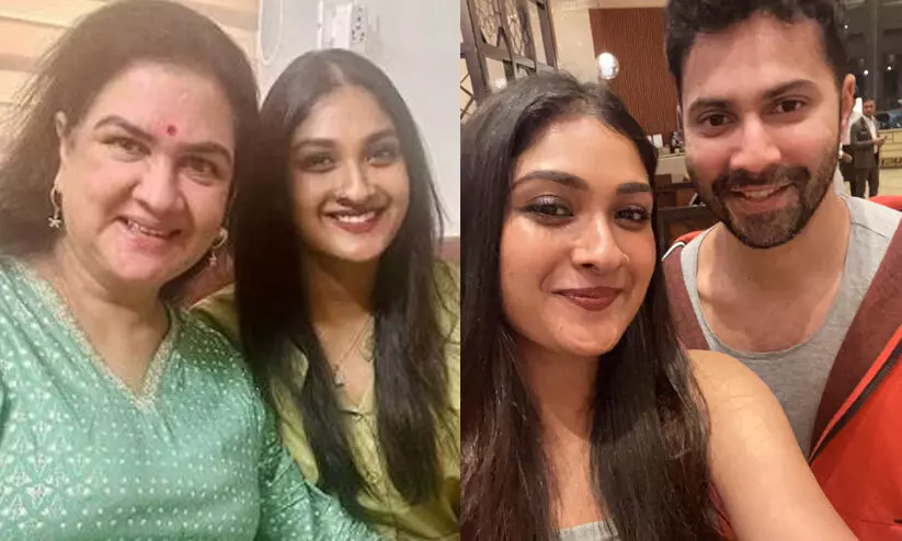 വരുൺ ധവാനൊപ്പം ഉർവശിയുടെ മകൾ;ഏറ്റവും വലിയ ജന്മദിന സമ്മാനമെന്ന് താരപുത്രി