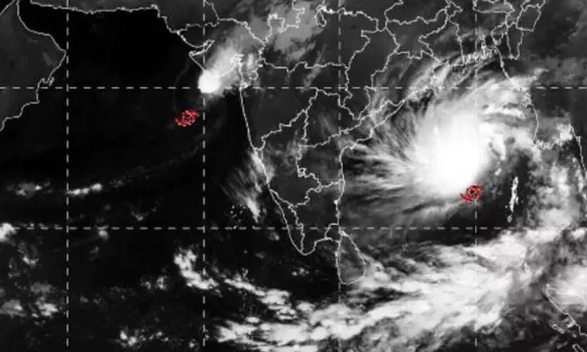 മിഗ്ജാം തീവ്ര ചുഴലിക്കാറ്റായി ശക്തി പ്രാപിച്ചു, സംസ്ഥാനത്ത് മഴക്ക് സാധ്യത