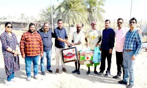 OICC Kottayam District Committee Cold Protection for Shepherds Goods are distributed