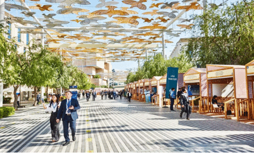 ഞാ​യ​റാ​ഴ്ച കോ​പ്​ 28 വേ​ദി​യി​ലെ ഗ്രീ​ൻ സോ​ണി​ലെ കാ​ഴ്ച